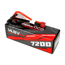 Gens Ace 7200mAh 4S1P 14.8V HardCase Lipo Battery 14# With Deans Plug GEA72004S60D