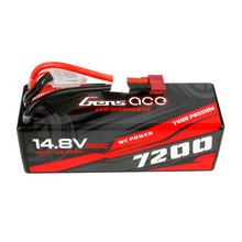 Gens Ace 7200mAh 4S1P 14.8V HardCase Lipo Battery 14# With Deans Plug GEA72004S60D