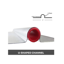 2 Ft Aluminum Radiant Floor Heating Plates for 1/2" PEX Tubing NNC1/2INCH2FT-100