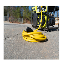 10"Ft Generator Cord Yellow L14-30P/R Outdoor NEMA 1-15P Twist-to-lock 10/4 STW 65172740 (Pack Of 4)