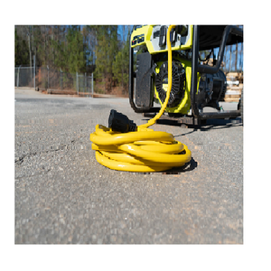 10"Ft Generator Cord Yellow L14-30P/R Outdoor NEMA 1-15P Twist-to-lock 10/4 STW 65172740 (Pack Of 4)
