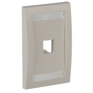 1 Port Mini-Com Executive Series Single Gang Faceplate Mount ABS CFPE1IWY