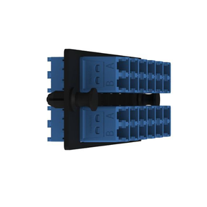 12 Port Opticom LC Fiber Adapter Panel Duplex OS1/OS2 FAP12WBUDLCZ