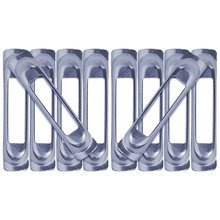 E-Track Single Weld-On Contoured Zinc Strap Anchor SLSWCZ10 (Pack of 10)