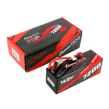 Gens Ace 7200mAh 4S1P 14.8V HardCase Lipo Battery 14# With Deans Plug GEA72004S60D