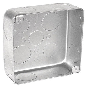 4" Square Plenum Box 1-1/2" Deep - Welded 52151-3/4-VT ( pack of 50)