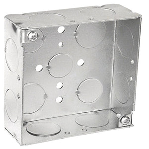 4" Square Box 1-1/2 Inch Deep-Welded With Conduit Knockouts 52151-3/4 (Pack of 150)