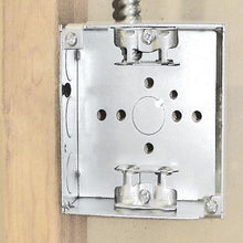 4" Square Bracketed Box 1-1/2" Deep - Welded With Mc/Box Clamps 52151-BX (Pack Of 100)