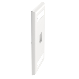 1 Port Mini-Com Classic Series Vertical Faceplate ABS Label Pocket CFPL1WHY