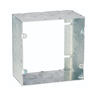 5 Square Extension Ring Welded 2-7/8 Inch Deep With 1/2 Inch And 3/4 Inch Knockouts 5XT5075 (Pack of 20)