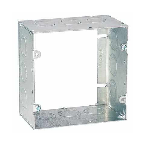 5 Square Extension Ring Welded 2-7/8 Inch Deep With 1/2 Inch And 3/4 Inch Knockouts 5XT5075 (Pack of 20)