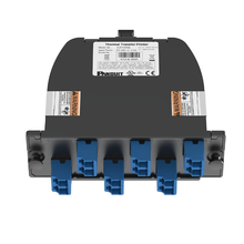 12 Fiber OptiCom MPO Cassette LC Duplex Adapter OS2 FC29N-12-10AF