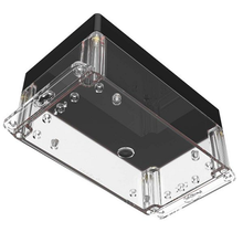 Electronic Racks And Boxes Enclosure Top Black Bottom Clear RBF85P06B24C