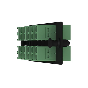 12 Port Opticom LC Fiber Adapter Panel Duplex APC FAP12WAGDLCZ