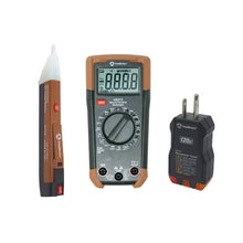 600V 120V 90-1000V Electrical Test Kit consisting manual ranging multimeter voltage tester 10037K (Pack of 6)