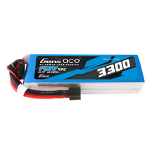 Gens Ace 3300mAh 4S1P 14.8V G-Tech Lipo Battery Pack With EC3 And Deans Adapter GEA334S45T3GT