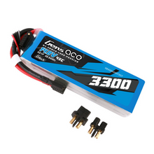 Gens Ace 3300mAh 4S1P 14.8V G-Tech Lipo Battery Pack With EC3 And Deans Adapter GEA334S45T3GT