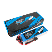 Gens Ace 3300mAh 4S1P 14.8V G-Tech Lipo Battery Pack With EC3 And Deans Adapter GEA334S45T3GT