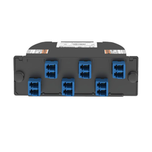 12 Fiber OptiCom MPO Cassette LC Duplex Adapter OS2 FC29N-12-10AF