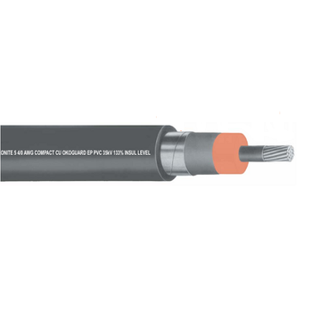 Okoguard Stranded Bare Copper Tape Shield EPR Okoseal PVC MV-105 35KV Power Cable