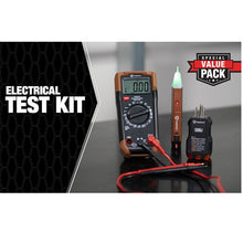 600V 120V 90-1000V Electrical Test Kit consisting manual ranging multimeter voltage tester 10037K (Pack of 6)