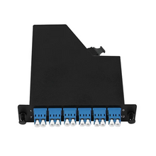 TP/APC Elite Male to LC/UPC 12-Fiber Singlemode LGX Mount Compatible blue Adapter FB43-1300-12FSM