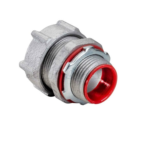3 Inch Rigid Raintight Connector Insulated Malleable Iron 268MiRT (Pack of 2)
