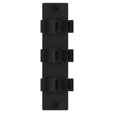 6 Port Opticom MPO Fiber Optic Adapter Panel FAP Vertical FAPV0612BLMPO