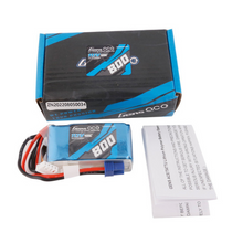 Gens Ace 800mAh 3S1P 11.1V Lipo Battery Pack With EC2 Plug GEA8003S45E2
