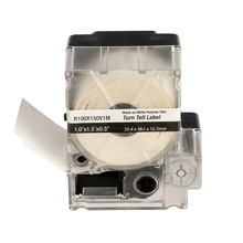 Turn-Tell White Vinyl Cassette R100X150V1M (Pack Of 5)