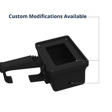 3.96" x 6.62" x 13.43" Waterproof Pendant Enclosure Without Switch Cover P30,BK