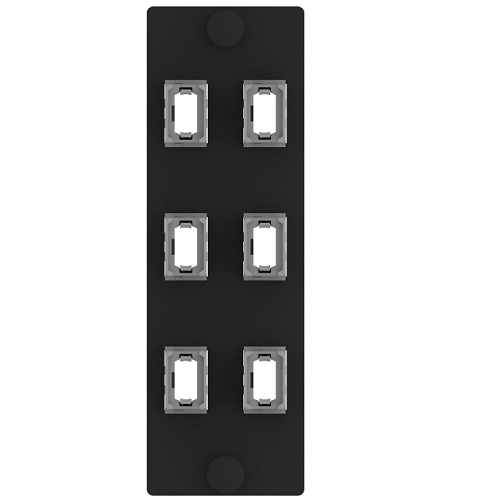6 Port Opticom MPO Fiber Optic Adapter Panel FAP Vertical FAPV0612CGMPO