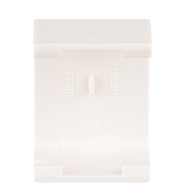 1.24x1.62 Pan Way LD2P10 Surface Raceway Coupler Fitting ABS CFX10IW-X (Pack of 10)