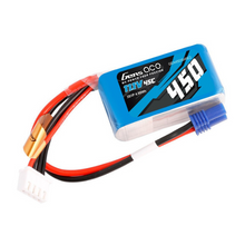 Gens Ace 450mAh 3S1P 11.1V Lipo Battery Pack With EC2 Plug GEA4503S45E2
