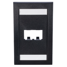 2 Port Mini-Com Executive Series Single Gang Faceplate Mount ABS Panduit CFPE2BLY