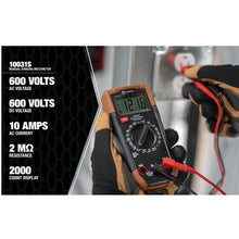 600V 120V 90-1000V Electrical Test Kit consisting manual ranging multimeter voltage tester 10037K (Pack of 6)