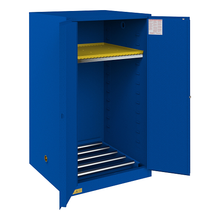 55 Gallon Drum Manual Close Corrosive Storage Cabinet 1055MDSR-293T