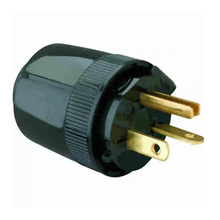 20A 250V 6-20P Black Medium Duty Dead Front Plug 5864BK