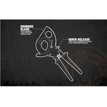 Comfort Grip Hardened Steel Ratcheting Cable Cutter CCPR400