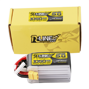 Tattu R-Line Version 5.0 1050mAh 8S1P 29.6V Lipo Battery Pack With XT60 Plug TAA10508S15X6