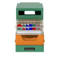 22-24 AWG Mini-Com RJ45 Cat5e UTP Jack Module Leadframe CJ588GRY