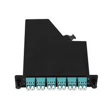 MTP/PC Male to LC/UPC OM3 Multimode LGX Mount Compatible Aqua Adapter FB43-1301-12FMM