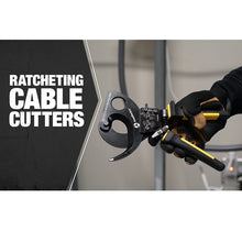 Comfort Grip Hardened Steel Ratcheting Cable Cutter CCPR400