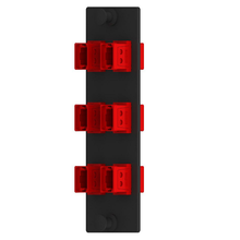 6 Port Opticom MPO Fiber Optic Adapter Panel FAP Vertical FAPV0624RDMPO