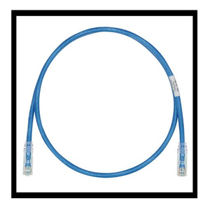 24 AWG Cat 6 UTP Copper 5FT Patch Cord Blue UTPSP5BUY