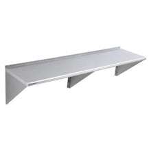 18 X 72 In Stainless Steel Shelf Wall Mounted Floating Shelving with Brackets for Kitchen WMS1872