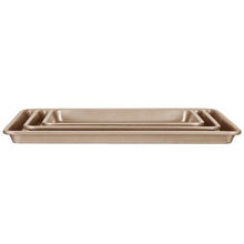 Carbon Steel Baking Pans Set Easy to Clean for Baking Cookie Cake Muffin Bread (3 Pieces)