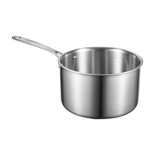 4 QT Stainless Steel  Saucepan with Glass Lidfor Oven Dishwasher Induction Cooker