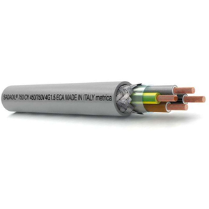 3G1.5 Command and Control multicores shielded Cable CY CPR ECA UNEL 450/750V