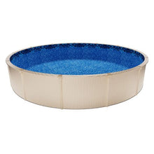 18ft Round Pool Liner – Overlap Vinyl for 52in Steel Above-Ground Pools Boulder Swirl